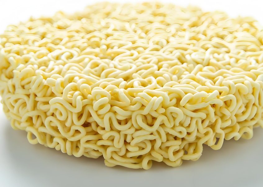 Production Process of Instant Noodles - puffed snack food extruder machine