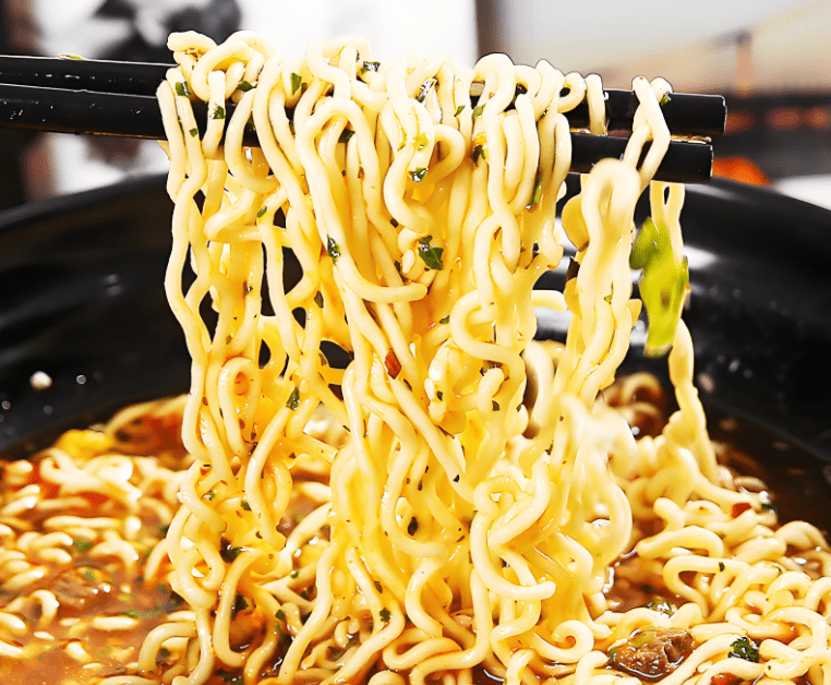 Production Process of Instant Noodles - puffed snack food extruder machine