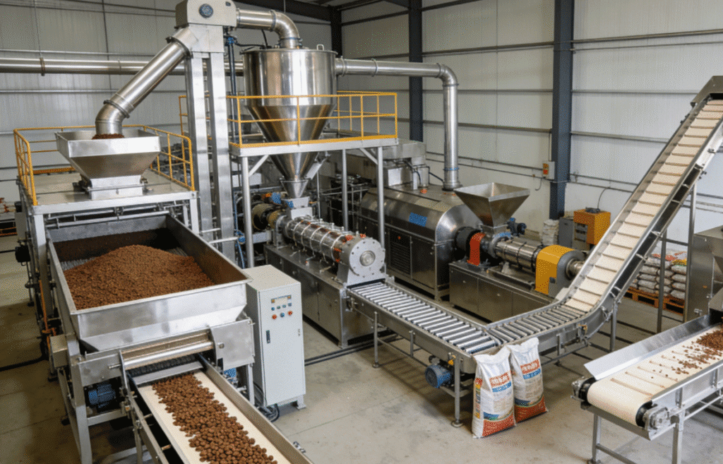 The Ultimate Guide to Choosing Small, Medium, or Large Dog Food Production Lines - puffed snack food extruder machine