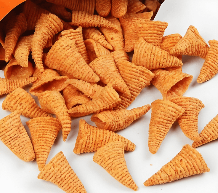 The Secret of the Cone: Revealing the Manufacturing Process of Bugles - puffed snack food extruder machine