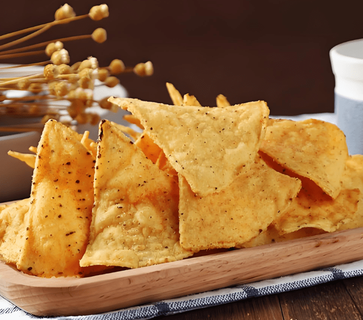 Manufacturing Process of Doritos Tortilla Triangles - puffed snack food extruder machine