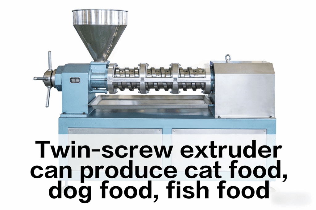 Can we use one production line to produce different kinds of pet food? - puffed snack food extruder machine