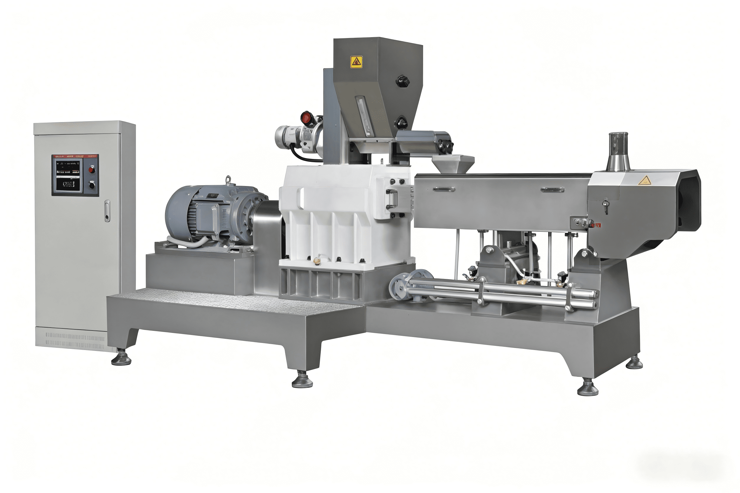 Puffed snack food making machine - puffed snack food extruder machine