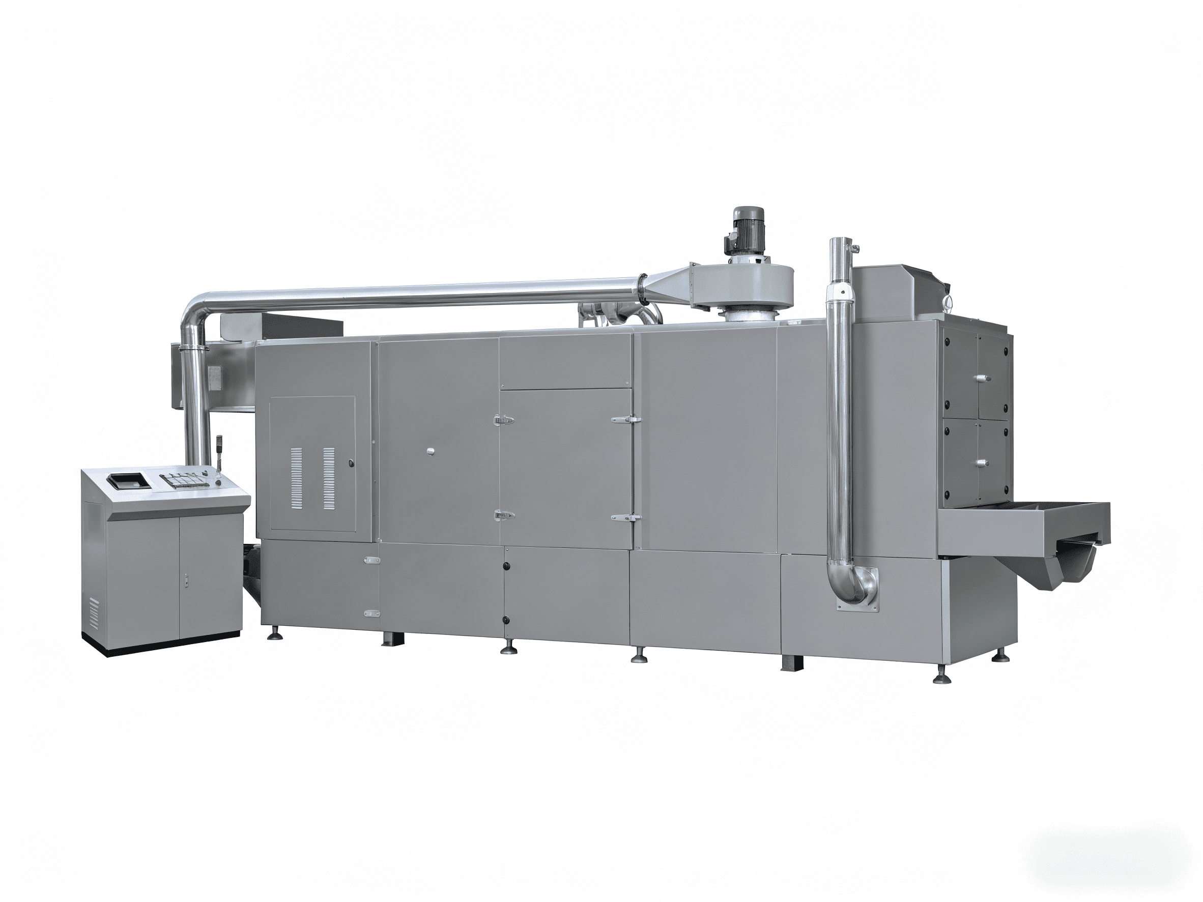 Puffed snack food making machine - puffed snack food extruder machine