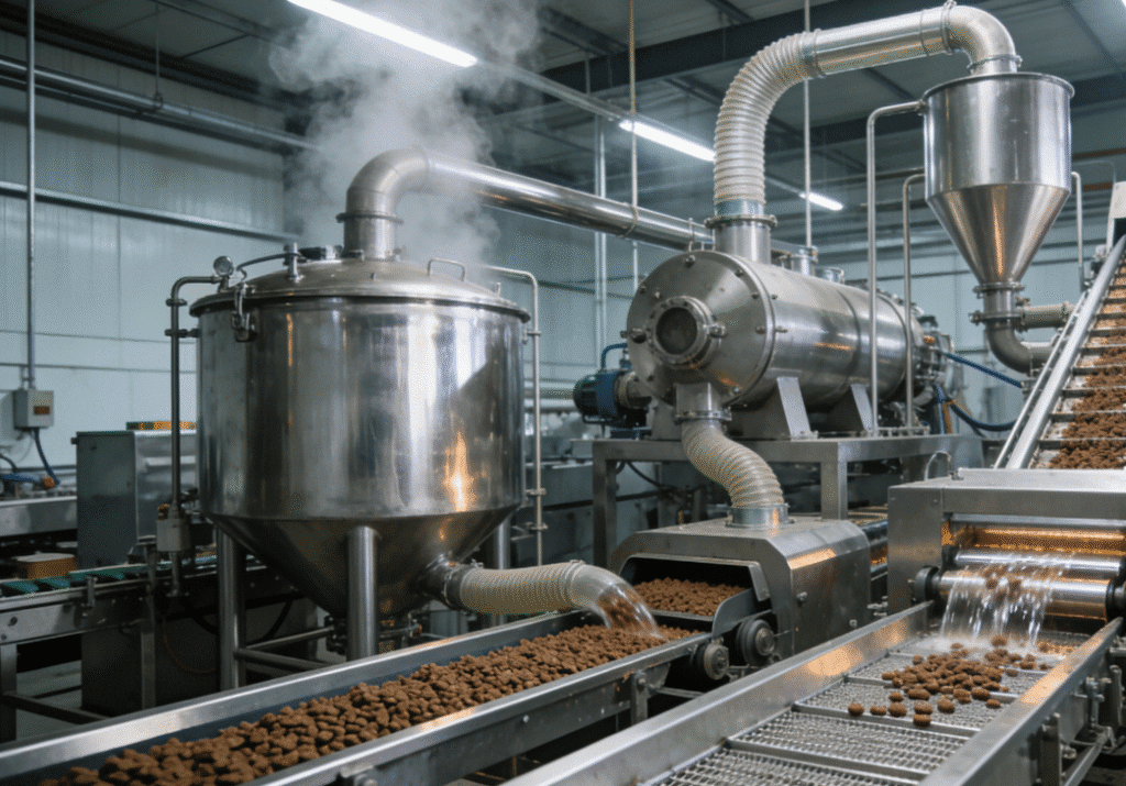 The Ultimate Guide to Choosing Small, Medium, or Large Dog Food Production Lines - puffed snack food extruder machine