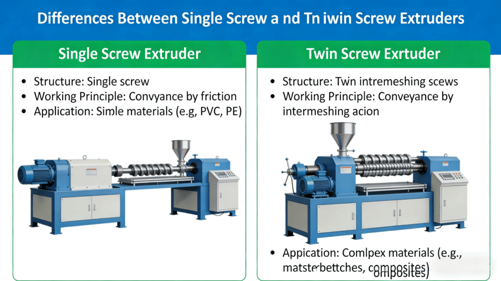 How should food enterprises choose between twin-screw extruders and single-screw extruders - puffed snack food extruder machine