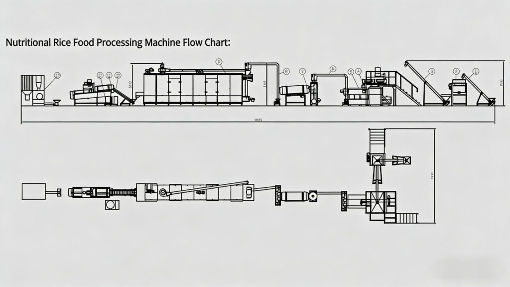 The Shape of Nutrition: Unveiling the Processing Secrets of Fortified Rice - puffed snack food extruder machine